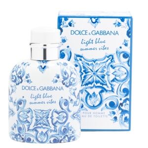 NWB DOLCE & GABBANA Men's 4.2oz Light Blue Summer Vibes Eau De Toilette